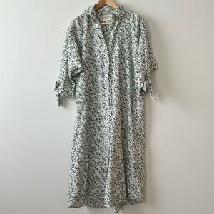 MIRTH Green and Ivory House Dress